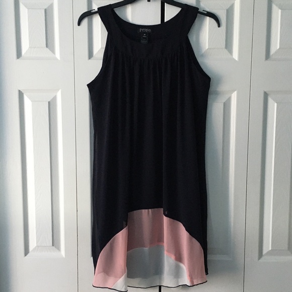 Enfocus Studio Navy/Pink Sleeveless Dress size 14 - Picture 1 of 8